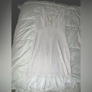 Zero Dress Code Boutique: White lace open tie down back